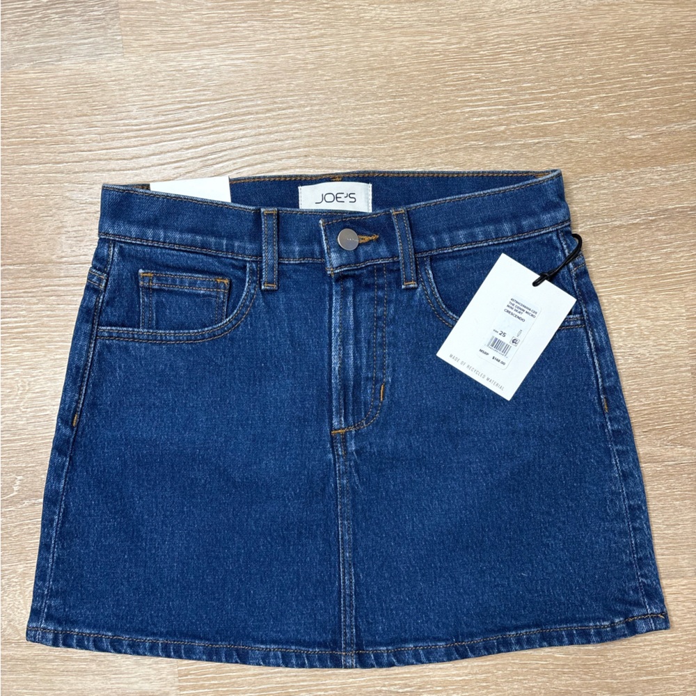 NWT Joe's Jeans The Denim Micro Mini Skirt Sz: 25